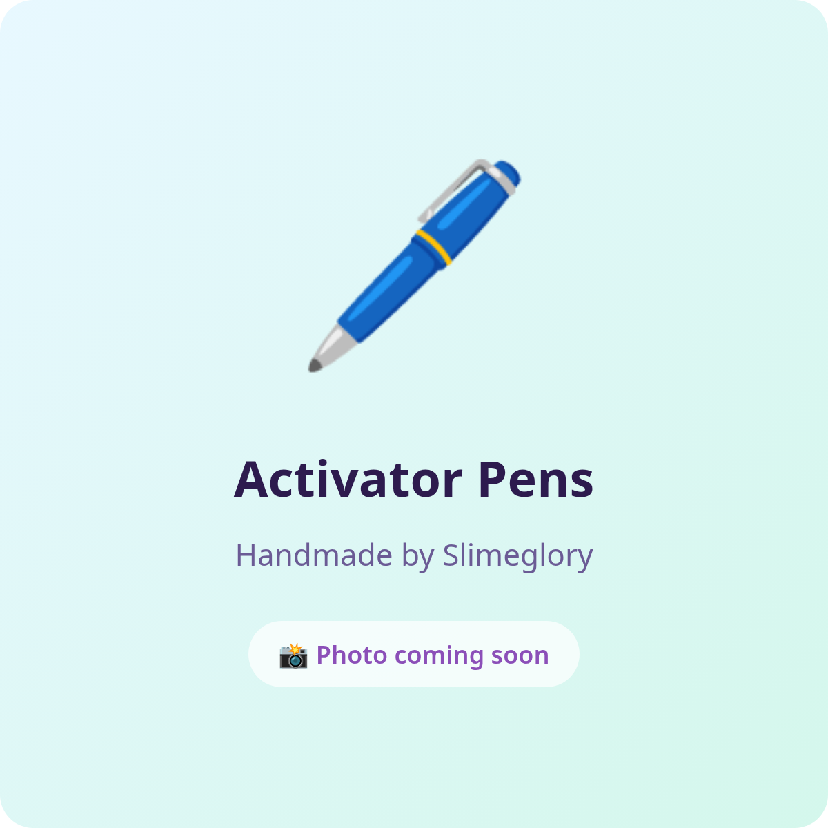 Slimeglory Activator Pens 3-pack