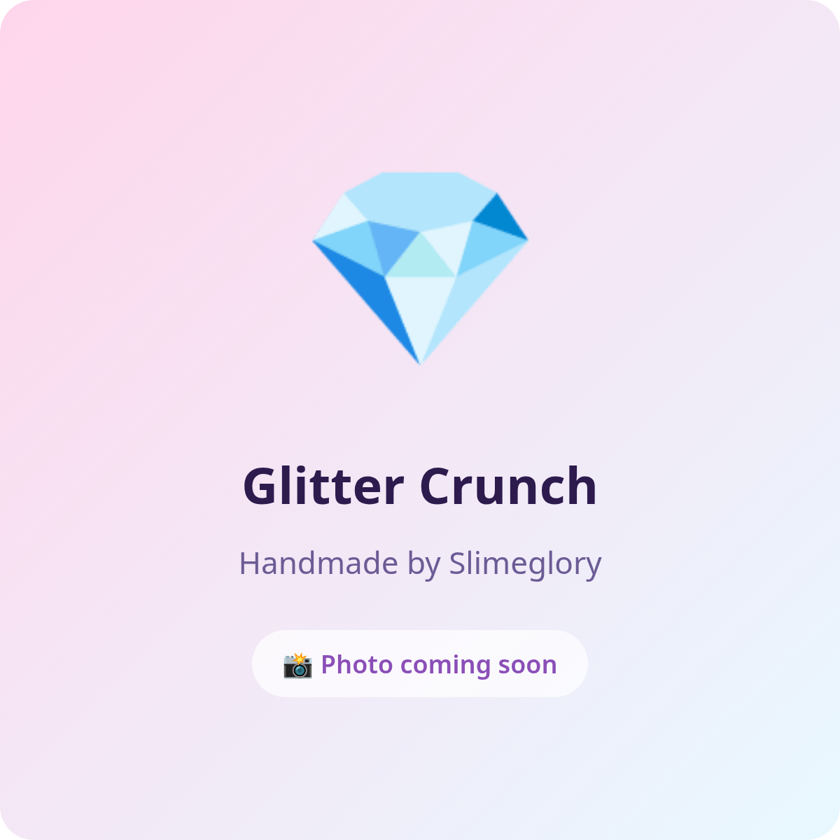 Glitter Crunch Slime