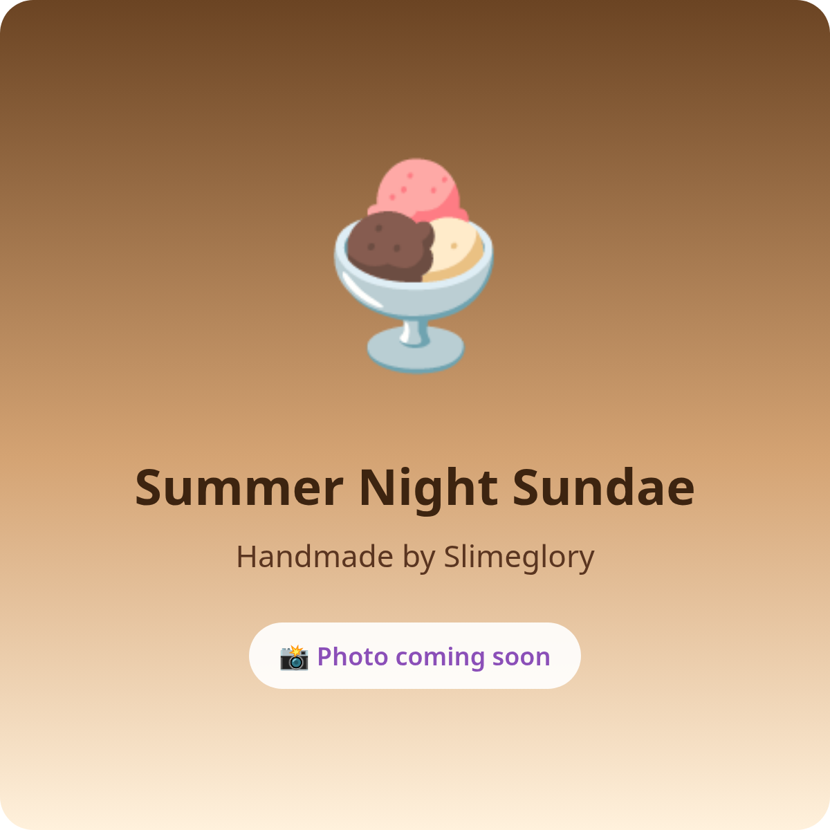 Summer Night Sundae Slime